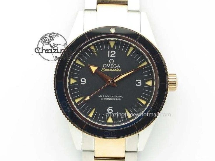 0520 Attractive Planet Ocean Master Chronometer 600M 45.5mm SCF 1:1 Best Edition Black Orange Bezel Black Dial on Black Rubber Strap A9900 Super Clone 7668